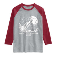 Back To The Moon Raglan Shirt Space Exploration Moon Journey 2026