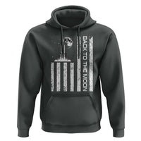 Patriotic American Pride Astronaut Lunar Mission Hoodie Back To The Moon
