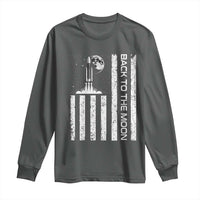 Patriotic American Pride Astronaut Lunar Mission Long Sleeve Shirt Back To The Moon