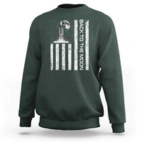 Patriotic American Pride Astronaut Lunar Mission Sweatshirt Back To The Moon