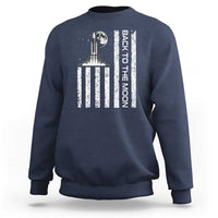 Patriotic American Pride Astronaut Lunar Mission Sweatshirt Back To The Moon