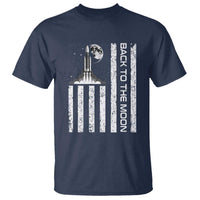 Patriotic American Pride Astronaut Lunar Mission T Shirt Back To The Moon