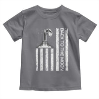 Patriotic American Pride Astronaut Lunar Mission Toddler T Shirt Back To The Moon