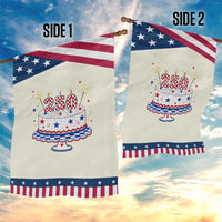 USA 250th Anniversary Birthday Cake Party Gift Patriotic Garden Flag