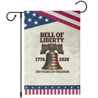 Liberty Bell 250th Anniversary Patriotic Garden Flag American Pride Gift
