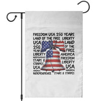 250 Years Of Freedom Garden Flag Red White Blue Liberty Bell