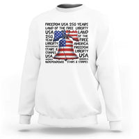 250 Years Of Freedom Sweatshirt Red White Blue Liberty Bell