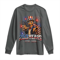 USA 250th Anniversary Tung Tung Sahur Long Sleeve Shirt Funny American Anniversary Celebration