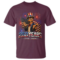 USA 250th Anniversary Tung Tung Sahur T Shirt Funny American Anniversary Celebration