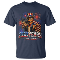 USA 250th Anniversary Tung Tung Sahur T Shirt Funny American Anniversary Celebration