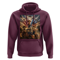 Patriotic Italian Brainrot Farmer Meme Hoodie Funny USA Freedom Jet Fighter Graphic