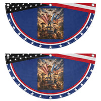 Italian Brainrot Farmer Meme Patriotic Fan Flag Funny USA Freedom Jet Fighter Graphic