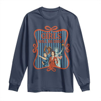 Red White Blue Feminist Pride Long Sleeve Shirt Girls Will Be Girls