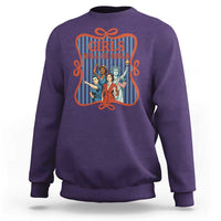 Red White Blue Feminist Pride Sweatshirt Girls Will Be Girls