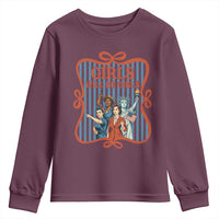 Red White Blue Feminist Pride Youth Sweatshirt Girls Will Be Girls
