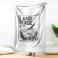 Vintage USA 250 Patriotic Pride Throw Blanket Land Of The Free