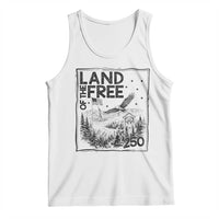 Vintage USA 250 Patriotic Pride Tank Top Land Of The Free