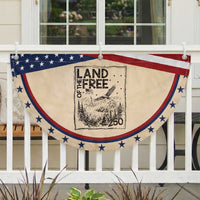Vintage USA 250 Pride Patriotic Fan Flag Land Of The Free