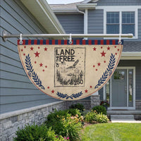 Vintage USA 250 Pride Patriotic Fan Flag Land Of The Free