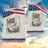 Vintage USA 250 Pride Patriotic Garden Flag Land Of The Free