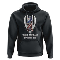 Saint Michael Protect Us American Christian Heritage Hoodie Catholic Faith Gift
