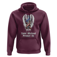 Saint Michael Protect Us American Christian Heritage Hoodie Catholic Faith Gift
