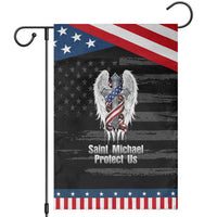 Saint Michael Protect Us American Christian Heritage Patriotic Garden Flag Catholic Faith Gift
