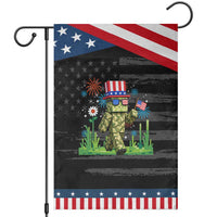 4th Of July Gamer Patriotic Garden Flag Pixel Art US Flag Gaming