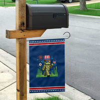 4th Of July Gamer Patriotic Garden Flag Pixel Art US Flag Gaming
