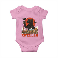 Catzilla Baby Onesie Funny Giant Cat Monster Roaring Tokyo Japan - Wonder Print Shop