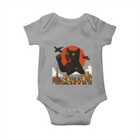 Catzilla Baby Onesie Funny Giant Cat Monster Roaring Tokyo Japan - Wonder Print Shop