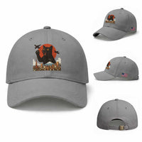 Funny Giant Cat Monster Roaring Tokyo Japan Baseball Cap