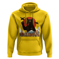 Catzilla Hoodie Funny Giant Cat Monster Roaring Tokyo Japan - Wonder Print Shop