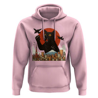 Catzilla Hoodie Funny Giant Cat Monster Roaring Tokyo Japan - Wonder Print Shop