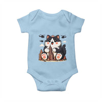 Cute Catzilla Baby Onesie The Ruler Of All Cute And Destructive Funny - Wonder Print Shop