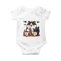 Cute Catzilla Baby Onesie The Ruler Of All Cute And Destructive Funny - Wonder Print Shop