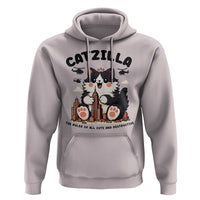 Cute Catzilla Hoodie The Ruler Of All Cute And Destructive Funny - Wonder Print Shop