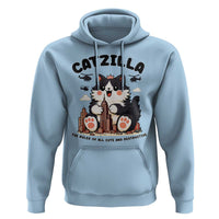 Cute Catzilla Hoodie The Ruler Of All Cute And Destructive Funny - Wonder Print Shop