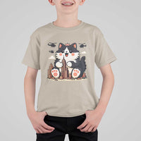 Cute Catzilla T Shirt For Kid The Ruler Of All Cute And Destructive Funny - Wonder Print Shop