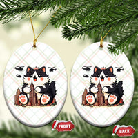 Cute Catzilla Ceramic Ornament The Ruler Of All Cute And Destructive Funny - Wonder Print Shop