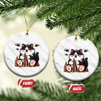 Cute Catzilla Ceramic Ornament The Ruler Of All Cute And Destructive Funny - Wonder Print Shop