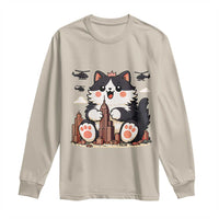 Cute Catzilla Long Sleeve Shirt The Ruler Of All Cute And Destructive Funny - Wonder Print Shop