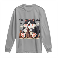 Cute Catzilla Long Sleeve Shirt The Ruler Of All Cute And Destructive Funny - Wonder Print Shop