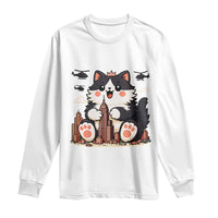 Cute Catzilla Long Sleeve Shirt The Ruler Of All Cute And Destructive Funny - Wonder Print Shop