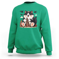 Cute Catzilla Sweatshirt The Ruler Of All Cute And Destructive Funny - Wonder Print Shop