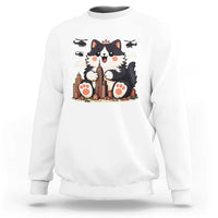 Cute Catzilla Sweatshirt The Ruler Of All Cute And Destructive Funny - Wonder Print Shop