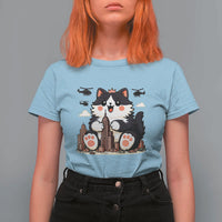 Cute Catzilla T Shirt For Women The Ruler Of All Cute And Destructive Funny - Wonder Print Shop