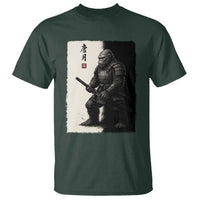 Samurai Bigfoot T Shirt Japanese Vintage Graphic Sumie Warrior Art - Wonder Print Shop