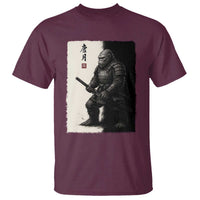 Samurai Bigfoot T Shirt Japanese Vintage Graphic Sumie Warrior Art - Wonder Print Shop