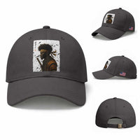 Afro American Samurai Baseball Cap Japanese Vintage Graphic Sumie Katana